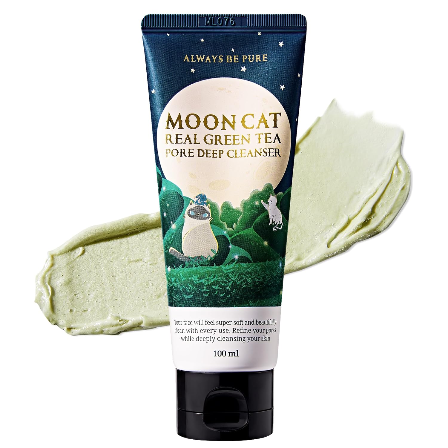 Mooncat Real Green Tea Pore Deep Cleanser 100ml (3.38oz)