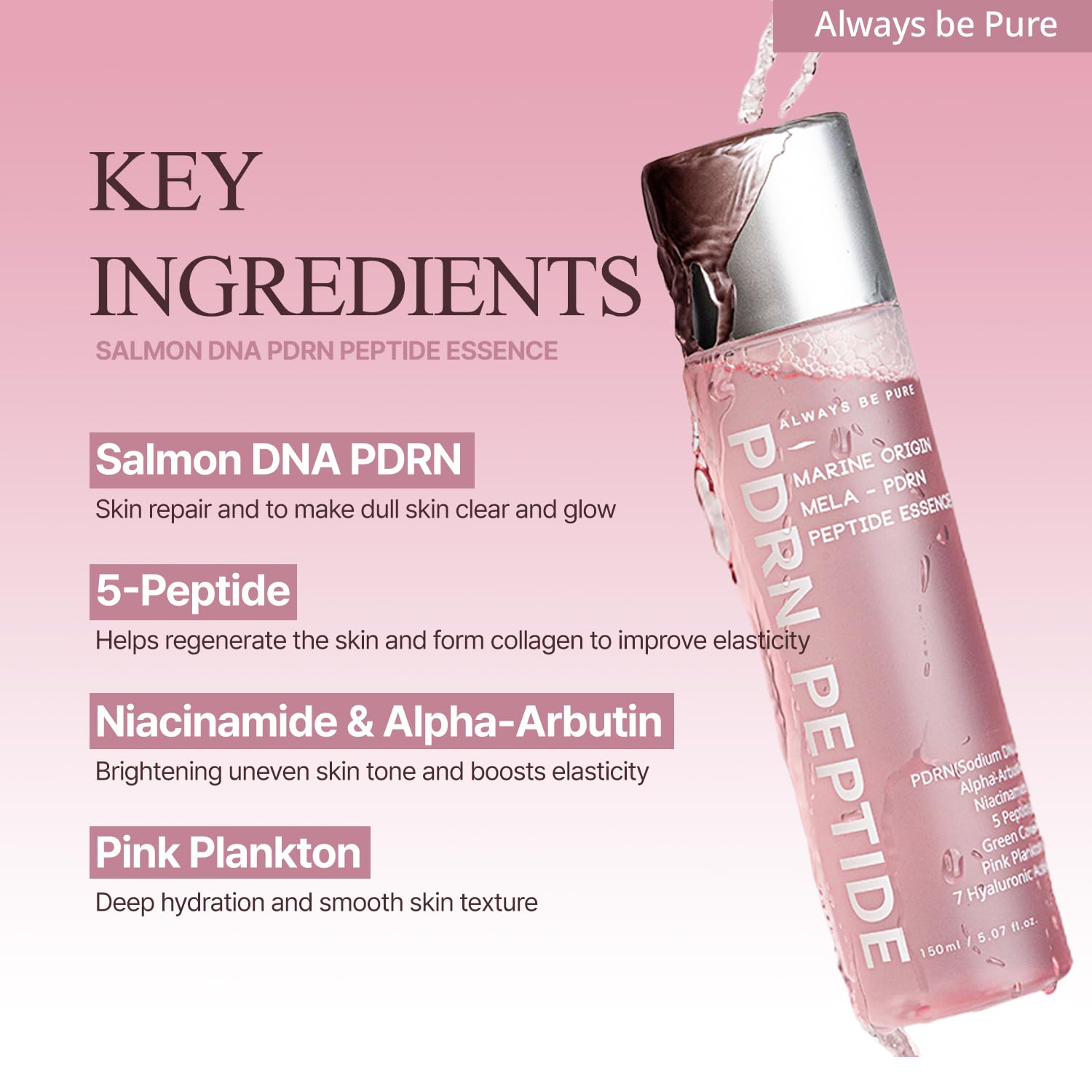 Marine Origin Mela-PDRN Peptide Essence 150ml (5.07oz)