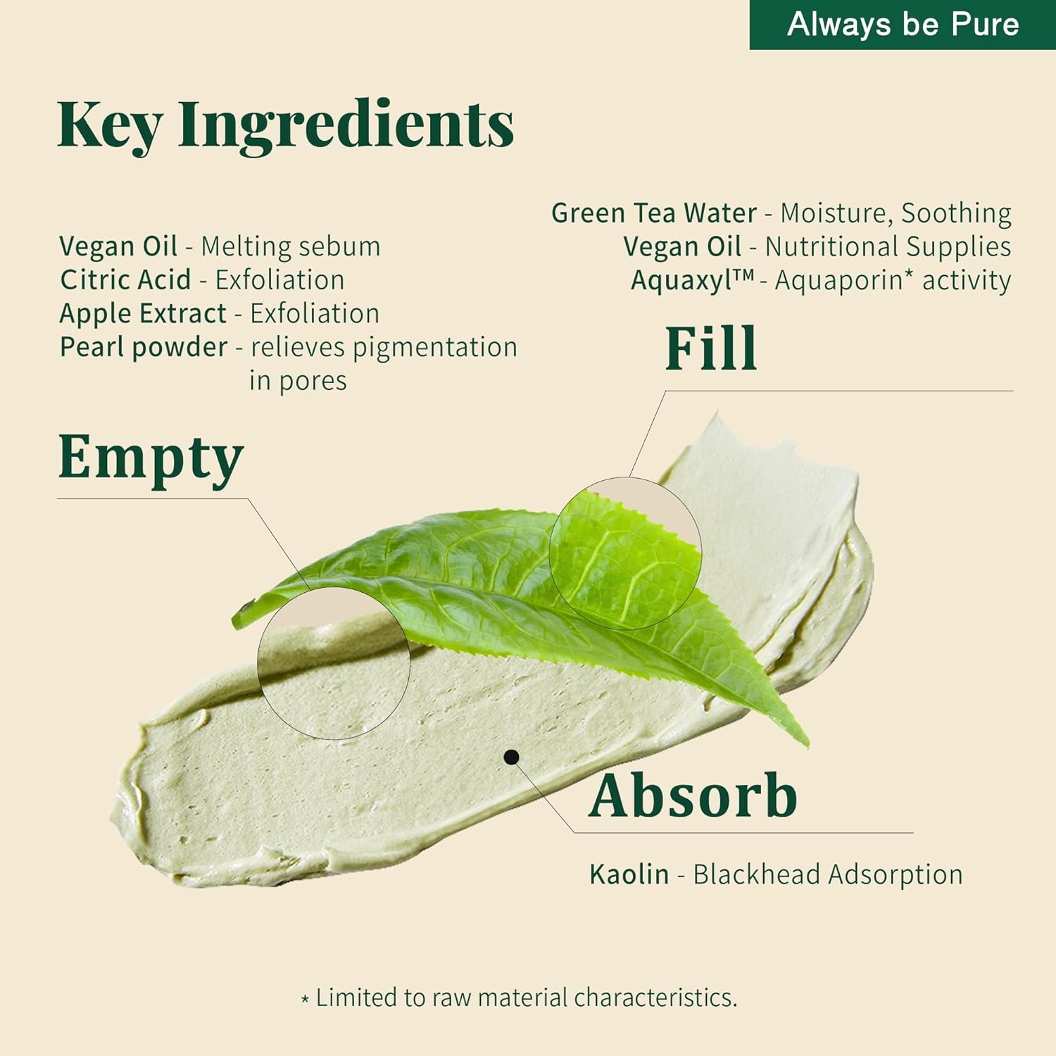 Mooncat Real Green Tea Pore Deep Cleanser 100ml (3.38oz)